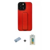 MARSİLYAN™- iPhone 12 Pro Max Kılıf Çekirdek Yansıma - Siyah Polymer Nano Ekran Koruyucu + Shine Kamera Lens Koruma Cam - MI