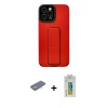 MARSİLYAN™- iPhone 12 Pro Max Kılıf Çekirdek Yansıma - Siyah Polymer Nano Ekran Koruyucu + Renkli Kamera Lens Koruma Cam - SI