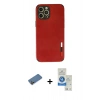 MARSİLYAN™- iPhone 12 Pro Max Kılıf Doruk Asil Koleksiyonu - Şeffaf Royal Nano Ekran Koruyucu + Shine Kamera Lens Koruma Cam - GD
