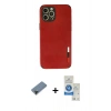 MARSİLYAN™- iPhone 12 Pro Max Kılıf Doruk Asil Koleksiyonu - Şeffaf Royal Nano Ekran Koruyucu + Shine Kamera Lens Koruma Cam - SH