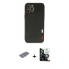 MARSİLYAN™- iPhone 12 Pro Max Kılıf Doruk Asil Koleksiyonu - Şeffaf Temperli Cam Ekran Koruyucu + Renkli Kamera Lens Koruma Cam - SI
