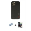 MARSİLYAN™- iPhone 12 Pro Max Kılıf Doruk Asil Koleksiyonu - Şeffaf Temperli Cam Ekran Koruyucu + Shine Kamera Lens Koruma Cam - MI