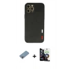 MARSİLYAN™- iPhone 12 Pro Max Kılıf Doruk Asil Koleksiyonu - Şeffaf Temperli Cam Ekran Koruyucu + Shine Kamera Lens Koruma Cam - GI