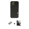 MARSİLYAN™- iPhone 12 Pro Max Kılıf Doruk Asil Koleksiyonu - Şeffaf Temperli Cam Ekran Koruyucu + Shine Kamera Lens Koruma Cam - SABE