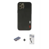 MARSİLYAN™- iPhone 12 Pro Max Kılıf Doruk Asil Koleksiyonu - Şeffaf Uv Polymer Nano Ekran Koruyucu + Renkli Kamera Lens Koruma Cam - TU