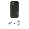MARSİLYAN™- iPhone 12 Pro Max Kılıf Doruk Asil Koleksiyonu - Şeffaf Uv Polymer Nano Ekran Koruyucu + Shine Kamera Lens Koruma Cam - MI