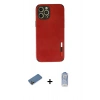 MARSİLYAN™- iPhone 12 Pro Max Kılıf Doruk Asil Koleksiyonu - Siyah Joko Magic 5D Cam + Shine Kamera Lens Koruma Cam - GD