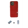 MARSİLYAN™- iPhone 12 Pro Max Kılıf Doruk Asil Koleksiyonu - Siyah Joko Magic 5D Cam + Metal Kamera Lens Koruma Cam - KI