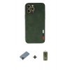 MARSİLYAN™- iPhone 12 Pro Max Kılıf Doruk Asil Koleksiyonu - Siyah Joko Magic 5D Hayalet Cam + Metal Kamera Lens Koruma Cam - KI