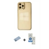 MARSİLYAN™- iPhone 12 Pro Max Kılıf Doruk Doku Prime - Şeffaf Royal Nano Ekran Koruyucu + Shine Kamera Lens Koruma Cam - MI
