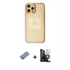 MARSİLYAN™- iPhone 12 Pro Max Kılıf Doruk Doku Prime - Şeffaf Temperli Cam Ekran Koruyucu + Shine Kamera Lens Koruma Cam - GI