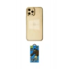 MARSİLYAN™- iPhone 12 Pro Max Kılıf Doruk Doku Prime - Siyah 18D Cam Ekran Koruyucu