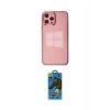 MARSİLYAN™- iPhone 12 Pro Max Kılıf Doruk Doku Prime - Siyah 18D Cam Ekran Koruyucu