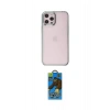 MARSİLYAN™- iPhone 12 Pro Max Kılıf Doruk Doku Prime - Siyah 18D Cam Ekran Koruyucu