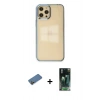 MARSİLYAN™- iPhone 12 Pro Max Kılıf Doruk Doku Prime - Siyah 360 Mat Full Body Arka Koruyucu + Shine Kamera Lens Koruma Cam - GD