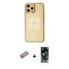 MARSİLYAN™- iPhone 12 Pro Max Kılıf Doruk Doku Prime - Siyah 360 Mat Full Body Arka Koruyucu + Shine Kamera Lens Koruma Cam - SABE