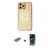 MARSİLYAN™- iPhone 12 Pro Max Kılıf Doruk Doku Prime - Siyah 360 Mat Full Body Arka Koruyucu + Renkli Kamera Lens Koruma Cam - YL