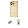MARSİLYAN™- iPhone 12 Pro Max Kılıf Doruk Doku Prime - Siyah 6D Mat Seramik Hayalet Nano Ekran Koruyucu + Shine Kamera Lens Koruma Cam - SH