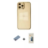 MARSİLYAN™- iPhone 12 Pro Max Kılıf Doruk Doku Prime - Siyah 6D Mat Seramik Hayalet Nano Ekran Koruyucu + Shine Kamera Lens Koruma Cam - PE