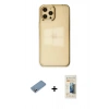 MARSİLYAN™- iPhone 12 Pro Max Kılıf Doruk Doku Prime - Siyah 6D Mat Seramik Hayalet Nano Ekran Koruyucu + Shine Kamera Lens Koruma Cam - GS