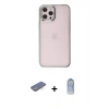 MARSİLYAN™- iPhone 12 Pro Max Kılıf Doruk Doku Prime - Siyah Joko Magic 5D Cam + Renkli Kamera Lens Koruma Cam - MI