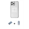 MARSİLYAN™- iPhone 12 Pro Max Kılıf Doruk Doku Prime - Siyah Joko Magic 5D Cam + Shine Kamera Lens Koruma Cam - PE
