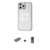 MARSİLYAN™- iPhone 12 Pro Max Kılıf Doruk Doku Prime - Siyah Joko Magic 5D Hayalet Cam + Renkli Kamera Lens Koruma Cam - TU