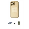 MARSİLYAN™- iPhone 12 Pro Max Kılıf Doruk Doku Prime - Siyah Joko Magic 5D Hayalet Cam + Renkli Kamera Lens Koruma Cam - YL