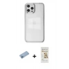 MARSİLYAN™- iPhone 12 Pro Max Kılıf Doruk Doku Prime - Siyah Mat Seramik Nano Ekran Koruyucu + Shine Kamera Lens Koruma Cam - MI