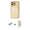 MARSİLYAN™- iPhone 12 Pro Max Kılıf Doruk Doku Prime - Siyah Mat Seramik Nano Ekran Koruyucu + Shine Kamera Lens Koruma Cam - MI