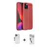 MARSİLYAN™- iPhone 12 Pro Max Kılıf Doruk Klasik Özel Seri - Şeffaf Uv Polymer Nano Ekran Koruyucu + Shine Kamera Lens - GD