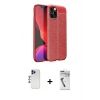 MARSİLYAN™- iPhone 12 Pro Max Kılıf Doruk Klasik Özel Seri - Şeffaf Uv Polymer Nano Ekran Koruyucu + Shine Kamera Lens - LT