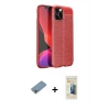 MARSİLYAN™- iPhone 12 Pro Max Kılıf Doruk Klasik Özel Seri - Siyah 6D Mat Seramik Hayalet Nano Ekran Koruyucu + Shine Kamera Lens Koruma Cam - GI