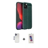 MARSİLYAN™- iPhone 12 Pro Max Kılıf Doruk Klasik Özel Seri - Siyah Joko 5D Cam + Shine Kamera Lens - LT