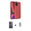 MARSİLYAN™- iPhone 12 Pro Max Kılıf Doruk Klasik Özel Seri - Siyah Joko Magic 5D Cam + Neon Fosforlu Kamera Lens - SI