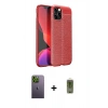 MARSİLYAN™- iPhone 12 Pro Max Kılıf Doruk Klasik Özel Seri - Siyah Joko Magic 5D Hayalet Cam + Neon Fosforlu Kamera Lens - YL