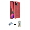 MARSİLYAN™- iPhone 12 Pro Max Kılıf Doruk Klasik Özel Seri - Siyah Polymer Nano Ekran Koruyucu + Shine Kamera Lens Koruma Cam - MI