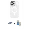 MARSİLYAN™- iPhone 12 Pro Max Kılıf Doruk Prime - Şeffaf Royal Nano Ekran Koruyucu + Renkli Kamera Lens Koruma Cam - YL