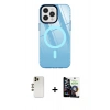 MARSİLYAN™- iPhone 12 Pro Max Kılıf Doruk Prime - Şeffaf Temperli Cam Ekran Koruyucu + Shine Kamera Lens - GD