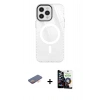 MARSİLYAN™- iPhone 12 Pro Max Kılıf Doruk Prime - Şeffaf Temperli Cam Ekran Koruyucu + Renkli Kamera Lens Koruma Cam - TU