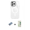 MARSİLYAN™- iPhone 12 Pro Max Kılıf Doruk Prime - Siyah 20D Premium Cam Ekran Koruyucu + Shine Kamera Lens Koruma Cam - PE