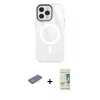 MARSİLYAN™- iPhone 12 Pro Max Kılıf Doruk Prime - Siyah 20D Premium Cam Ekran Koruyucu + Renkli Kamera Lens Koruma Cam - SI