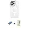 MARSİLYAN™- iPhone 12 Pro Max Kılıf Doruk Prime - Siyah 20D Premium Cam Ekran Koruyucu + Shine Kamera Lens Koruma Cam - GD