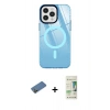 MARSİLYAN™- iPhone 12 Pro Max Kılıf Doruk Prime - Siyah 20D Premium Cam Ekran Koruyucu + Shine Kamera Lens Koruma Cam - GD