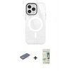 MARSİLYAN™- iPhone 12 Pro Max Kılıf Doruk Prime - Siyah 20D Premium Cam Ekran Koruyucu + Renkli Kamera Lens Koruma Cam - YL