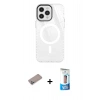 MARSİLYAN™- iPhone 12 Pro Max Kılıf Doruk Prime - Siyah 5D Eko Cam Ekran Koruyucu + Shine Kamera Lens Koruma Cam - SABE
