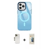 MARSİLYAN™- iPhone 12 Pro Max Kılıf Doruk Prime - Siyah 6D Mat Seramik Hayalet Nano Ekran Koruyucu + Shine Kamera Lens - GD