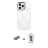 MARSİLYAN™- iPhone 12 Pro Max Kılıf Doruk Prime - Siyah Joko 5D Cam + Renkli Kamera Lens Koruma Cam - SI