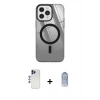 MARSİLYAN™- iPhone 12 Pro Max Kılıf Doruk Prime - Siyah Joko Magic 5D Cam + Shine Kamera Lens - LT