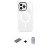 MARSİLYAN™- iPhone 12 Pro Max Kılıf Doruk Prime - Siyah Joko Magic 5D Cam + Renkli Kamera Lens Koruma Cam - TU